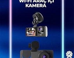 1080p Ön + 720p Arka & İç Kamera – Suya Dayanıklı Araç Güvenlik Kamerası — %38 İndirim | Amazon TR Fırsatı