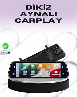 Gece Görüşlü Araç Dikiz Aynası Kamera Park Monitörlü
