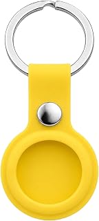 AirTag ile Uyumlu Silikon Anahtarlık Kılıfı A020, Metal Halkalı (Sarı) — %27 İndirim | Amazon TR Fırsatı