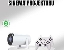 Projeksiyon Cihazı 4K Destekli Kablosuz Bağlantılı Bluetooth 5.0 — %44 İndirim | Amazon TR Fırsatı
