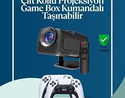 450 ANSI Lümen 4K Destekli Kompakt Ev Projektörü — %44 İndirim | Amazon TR Fırsatı