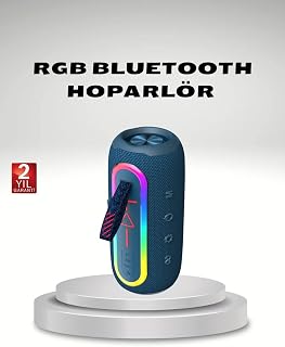 Taşınabilir Mini Bluetooth Hoparlör Güçlü Ses ve Şık Kırmızı Tasarım