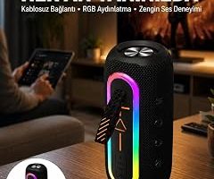 Bluetooth Hoparlör Uzun Pil Ömrü Taşınabilir Yüksek Ses Kaliteli Yeni Nesil — %26 İndirim | Amazon TR Fırsatı