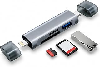 Coverzone 5 in 1 Type-C Lightning OTG Kart Okuyucu USB 3.0 SD TF ZR1375