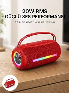 USB/SD/AUX Girişli Hoparlör – 10 W × 2 Çift Sürücü — %25 İndirim | Amazon TR Fırsatı