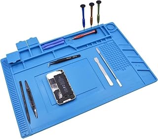 Parcbeny S-160 18777 Tamirci Matı Magnetli-Antistatik 45 cm x 30 cm ISIYA DAYANIKLI SİLİKON TAMİR ONARIM LEHİM MATI PEDİ MAGNETLİ ANTİSTATİK