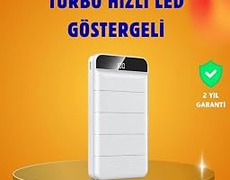 50000mAh LED Göstergeli Taşınabilir Şarj Cihazı — %40 İndirim | Amazon TR Fırsatı