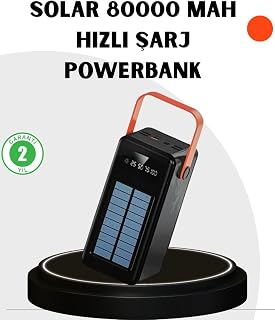 Powerbank Hızlı Şarj Solar Güneş Enerjili Çok Girişli