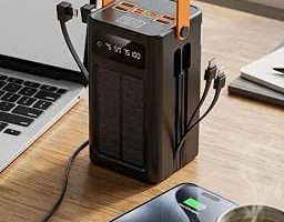 Güneş Enerjili Taşınabilir Powerbank Yüksek Kapasiteli Hızlı Şarj Özellikli — %41 İndirim | Amazon TR Fırsatı