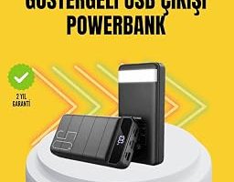 Profesyonel 50.000 mAh Powerbank – Aynı Anda Birden Fazla Cihaz Şarj Eden Dayanıklı ve Güvenli Taşınabilir Şarj Cihazı — %23 İndirim | Amazon TR Fırsatı