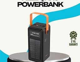 80000 mAh Güneş Enerjili Powerbank 4 Kablolu Type C Lightning Micro USB — %41 İndirim | Amazon TR Fırsatı