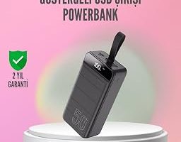 50.000 mAh Ultra Güçlü Powerbank 4 USB Çıkışlı LED Dijital Göstergeli Hızlı Şarj Destekli Taşınabilir Şarj Cihazı — %23 İndirim | Amazon TR Fırsatı