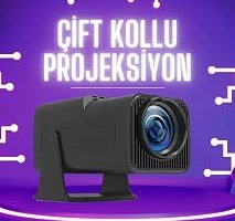 Çift Kollu Projeksiyon Taşınabilir Game Projektör Full Hd 1080P 4k Projeksiyon Gamepad — %44 İndirim | Amazon TR Fırsatı