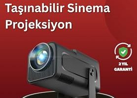 Uzun Ömürlü Lamba ve Dahili Hoparlörlü Ev Sinema Projektörü — %44 İndirim | Amazon TR Fırsatı