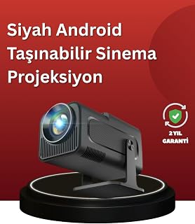 Uzun Ömürlü Lamba ve Dahili Hoparlörlü Ev Sinema Projektörü