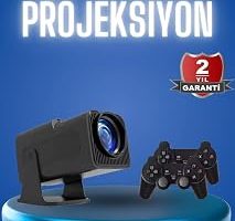 Android Projeksiyon Siyah Taşınabilir Sinema Projektörü 4k 1080p Ev Sineması Bluetooth — %44 İndirim | Amazon TR Fırsatı