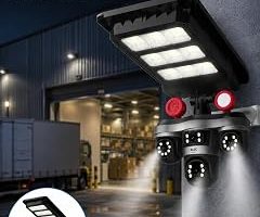 Solar Panelli 3 Lens Dış Mekan Güvenlik Kamerası Hareket Algılamalı LED Aydınlatmalı — %44 İndirim | Amazon TR Fırsatı