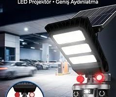 Güneş Enerjili Kablosuz Dış Mekan Güvenlik Kamerası Gece Görüşlü LED Projektörlü — %44 İndirim | Amazon TR Fırsatı