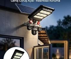 Akıllı Solar Güvenlik Kamerası 3 Lens Hareket Takip Özellikli Dış Ortam Kamera — %44 İndirim | Amazon TR Fırsatı