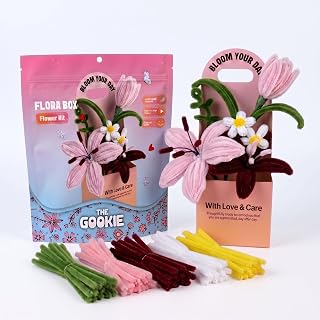 THE GOOKIE Flora Box Yeni Başlayanlar İçin Tığ İşi Seti - Hepsi Bir Arada Amigurumi Seti
