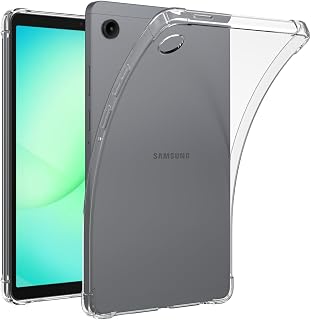 Samsung Galaxy Tab A11 8.7 İnç SM-X130 Uyumlu Köşe Korumalı Şeffaf Esnek Antishock Kılıf Şeffaf