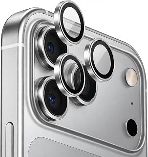 Coverzone iPhone 18 Pro Max ile Uyumlu CL-07 Safir Lens Koruyucu Gümüş