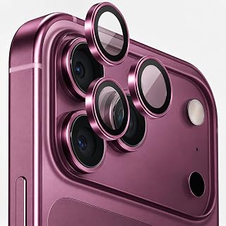 Coverzone iPhone 18 Pro Max ile Uyumlu CL-07 Safir Lens Koruyucu Mor