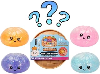 Işıklı Dumpling Squishy Sürpriz Simli Renkli Çin Mantısı