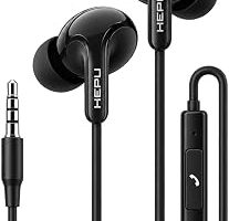 HEPU HP-TK07 Titan Series 3.5mm Jaklı Mikrofonlu Kulak İçi Kablolu Stereo Kulaklık – Dahili Kumandalı Ses ve Çağrı Kontrollü — %61 İndirim | Amazon TR Fırsatı