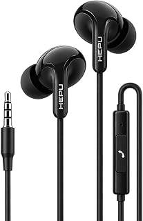 HEPU HP-TK07 Titan Series 3.5mm Jaklı Mikrofonlu Kulak İçi Kablolu Stereo Kulaklık - Dahili Kumandalı Ses ve Çağrı Kontrollü
