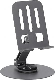 Ecofast Masaüstü Telefon Tutucu ve Telefon Standı, Metal Katlanabilir 360° Döner, Yükseklik ve Açı Ayarlı, Telefon Tablet Uyumlu