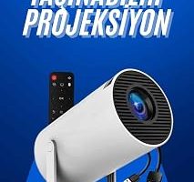 Taşınabilir Projeksiyon Ayaklı Projektör Android Uyumlu HDMI Girişli — %58 İndirim | Amazon TR Fırsatı