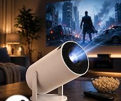 Sinema Projektörü Android HDMI USB WİFİ Ses Çıkışlı Ayaklı Projeksiyon Taşınabilir Yeni Nesil — %40 İndirim | Amazon TR Fırsatı