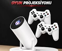 Projeksiyon Cihazı Video Oyun Konsolu Projektör Taşınabilir Ayaklı Çift Kollu 4K Çözünürlüklü — %44 İndirim | Amazon TR Fırsatı