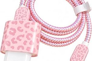AEE® iPhone Şarj Aleti Koruyucu Seti Pembe Leopar, 18W 20W 25W Adaptör ve Şarj Kablosu Koruyucu, Örgü Kablo Koruyucu, Kablo Toparlayıcı — %31 İndirim | Amazon TR Fırsatı