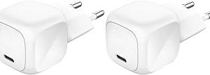 Belkin BoostCharge küp USB C duvar şarj cihazı, 20 W USB-C şarj cihazı, Apple iPhone 16, 16 Plus, 16 Plus, 16 Pro, 16 Pro Max, Samsung Galaxy S24, iPad, AirPods ve daha fazlası için (2 paketi) — %29 İndirim | Amazon TR Fırsatı
