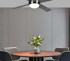 APLIQA Ellis 4’lü Tavan Vantilatörü, LED Avize, 127 cm, Kumandalı, Mobil Uygulamalı, 3 Renk Aydınlatma, Sessiz DC Motor, Gri — %32 İndirim | Amazon TR Fırsatı