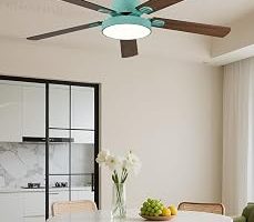 APLIQA Veyla Mint Yeşili 5’li Tavan Vantilatörü, LED Avize, 132 cm, Kumandalı, Mobil Uygulamalı, 3 Renk Aydınlatma, Sessiz DC Motor — %32 İndirim | Amazon TR Fırsatı