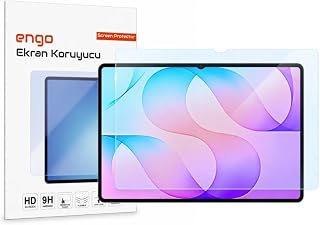 Engo Samsung Galaxy Tab S12 Plus İle Uyumlu Ekran Koruyucu 12.6 İnç SM-X840 Kırılmaz Esnek Nano Cam, Çizilmeye Ve Darbeye Dayanıklı Koruma, HD Şeffaf