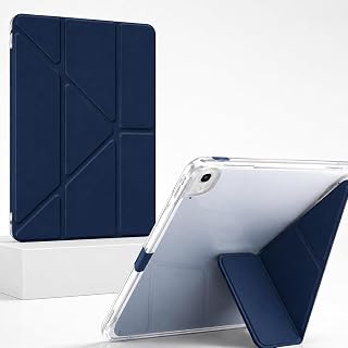 Coverzone Galaxy Tab S9 FE Plus ile Uyumlu Smart Cover Kılıf Lacivert