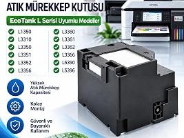 Epson EcoTank L1350 C9398 C12C939891 ile uyumlu İthal Muadil Chipli Yazıcı Mürekkep Atık Kutusu Tankı Waste Ink Pad — %51 İndirim | Amazon TR Fırsatı