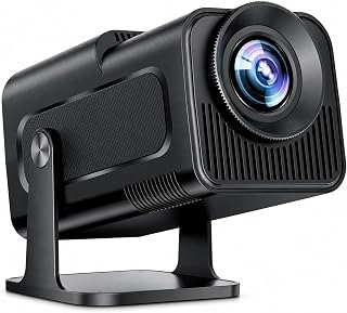 HY320 Full HD Projektör - 1080P Görüntü Kaliteli, 320 ANSI Lümen Parlaklıklı, WiFi 6 Bluetooth 5 Bağlantılı, Dahili Hoparlörlü, HDMI USB Girişli, 30-150 İnç Büyük Ekranlı Projeksiyon Cihazı