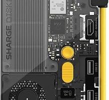 Disk Pro 1TB Dahili NVMe SSD’li Aktif Soğutmalı 5’i 1 Arada USB-C Çok Portlu Hub, 10Gbps Taşınabilir SSD, HDMI 2.1 ve USB-A Destekli (Sarı) — %20 İndirim | Amazon TR Fırsatı