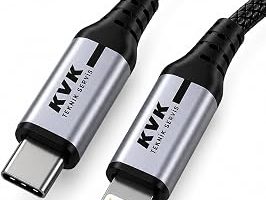 KVK LED Göstergeli USB-C to Lightning 27W Hızlı Şarj Kablosu | 3A | 0.30m Kısa Boy | Örgü Tasarım & Alüminyum Başlık | Şarj ve Veri Aktarımı | iPhone Uyumlu | 24 Ay Garanti — %29 İndirim | Amazon TR Fırsatı