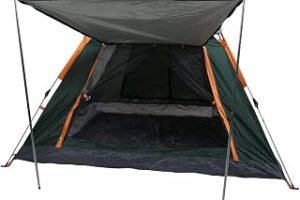 Tam Otomatik Su Ve Rüzgar Geçirmez Gölgelikli Tenteli 6 Kişilik Kamp Çadırı 240 * 240 * 155cm — %22 İndirim | Amazon TR Fırsatı
