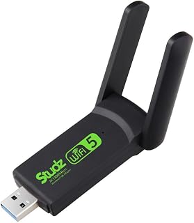 Studz Dual Band USB 3.0 Adaptör Kablosuz Wifi Alıcı AC1300 Wireless Adaptör