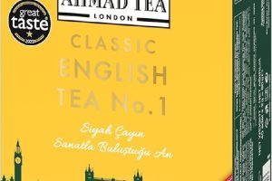 🚨 AHMAD TEA CLASSIC ENGLISH TEA NO:1 40x2gr DEMLİK POŞET ÇAY