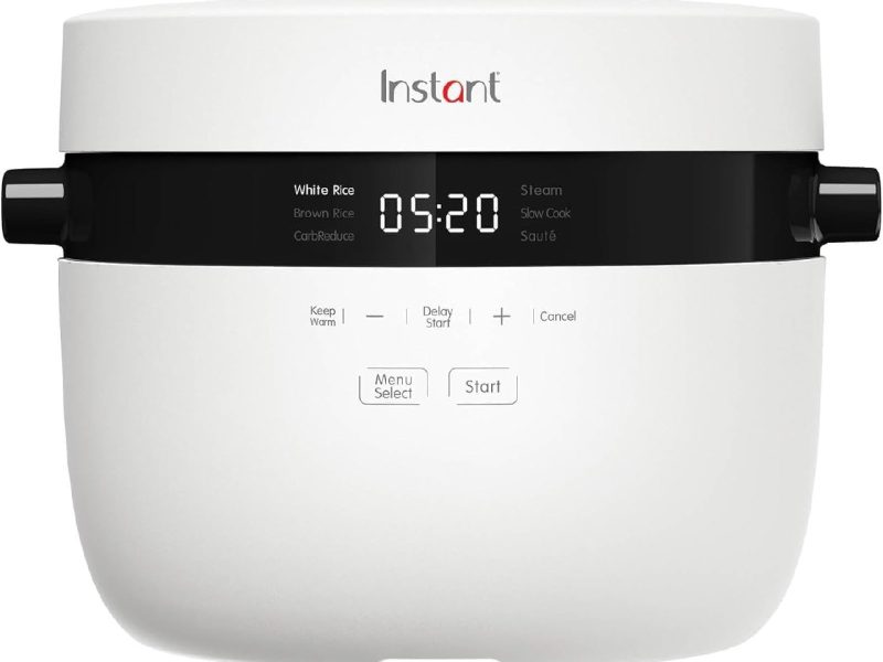 🚨 Instant Pot Hızlı Pilav Pişirici ve Buharlı Pişirici – Otomatik, Buharlı Pişirici, Sote ve Kızartma Makinesi, 40 Porsiyon Kapasiteli, 5L