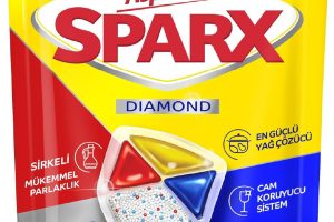 🛒 2 Adet Alımda! – Asperox Sparx Diamond Bulaşık Makinesi Kapsülü 72 Adet — %50 İndirim