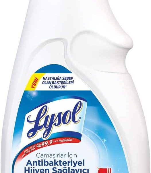 🚨 Lysol Antibakteriyel Çamaşırlar için Çamaşır Suyu İçermeyen Hijyen Sağlayıcı, Koku Giderici 720 ml (1 x 720 ml)